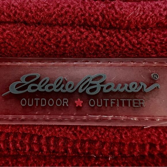 Eddie Bauer Performance System Burgundy Pile Fleece Full Zip Jacket Size XXL - Picture 9 of 14
